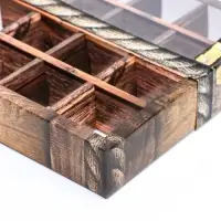 Коробка для 16 конфет, &laquo;Стратегический запас&raquo; 17.7&times;17.7&times;3.8 см