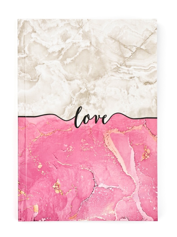 Ежедневник А5, 80 л. Интегральная обложка "Любовь"