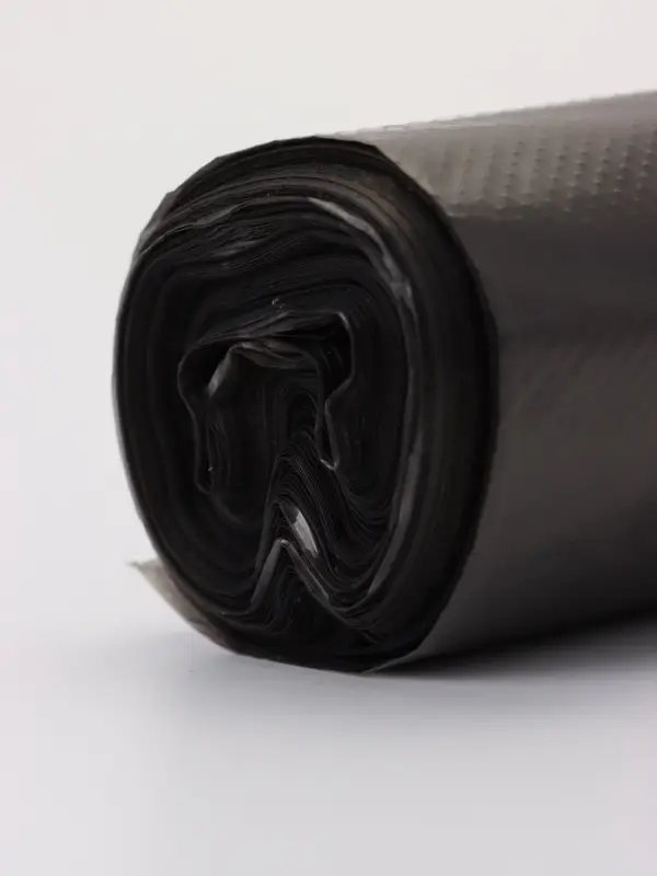 Мешки для мусора 60 л, ПНД, толщина 20 мкм, 20 шт в рулоне, цвет черный