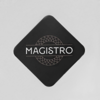 Кувшин для воды Magistro &laquo;Богема&raquo;, 1 л, 13&times;9&times;23 см, с металлической крышкой, стекло, прозрачный, золотой