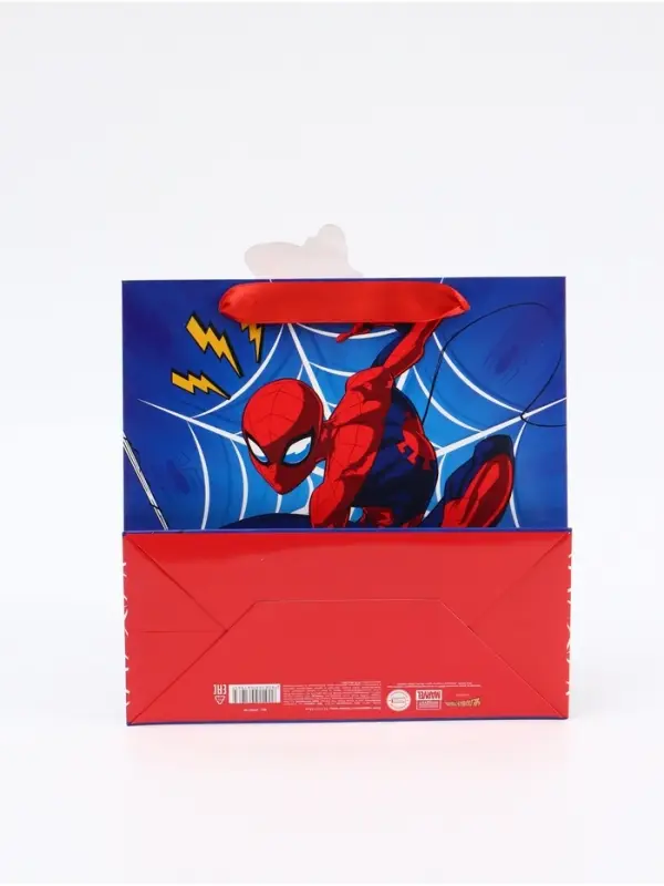 Пакет подарочный &laquo;Супергерой&raquo;, 22 &times; 22 &times; 10 см