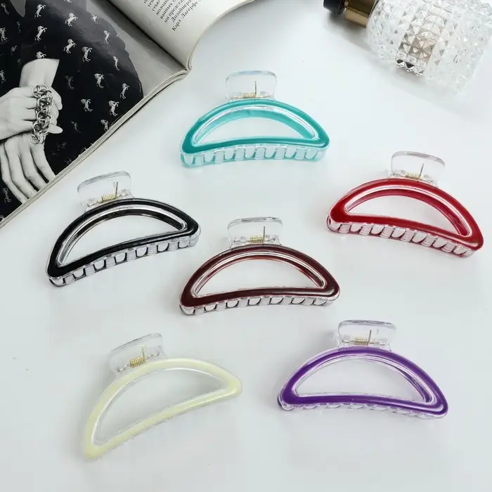 Краб для волос &laquo;Лилу&raquo;, дуга, 9 см, МИКС