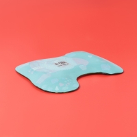 Блюдо сервировочное Доляна &laquo;Сапожок. Дед Мороз с подарками&raquo;, 18&times;20 см, стекло