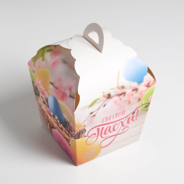 Коробка кондитерская, упаковка, &laquo;Светлой Пасхи&raquo;, 17 х 17 х 26 см 4601791