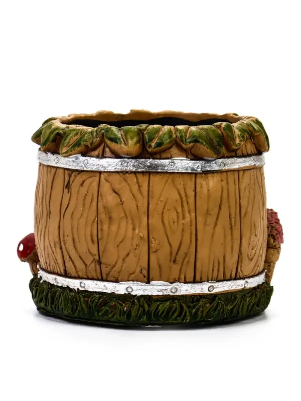 Кашпо "Домик рельеф" 10 х 10 х 8 см