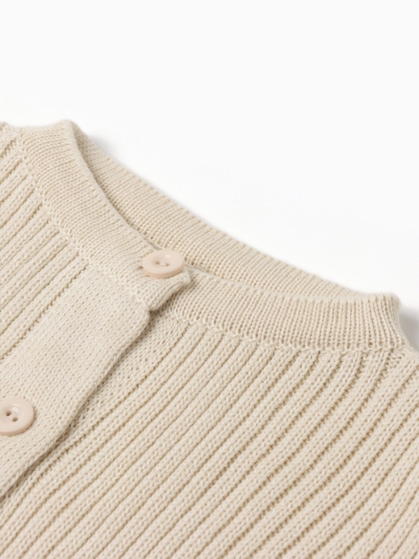 Кардиган вязаный Крошка Я, р.74-80, бежевый