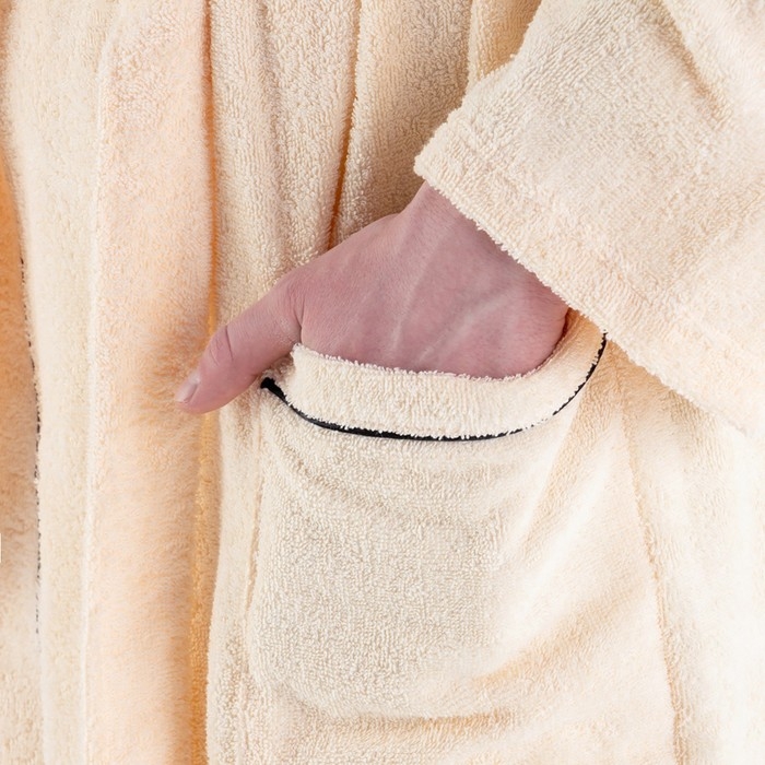 Халат махровый мужской &laquo;Муж лучший&raquo; размер 56-58