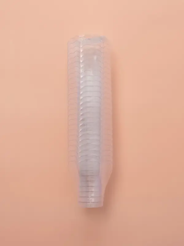 Форма пластиковая одноразовая для фуршета &laquo;Незабудка&raquo;, 100 мл, прозрачная