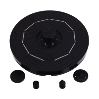 Фонтан на солнечной батарее, h=0,55 метра, 180 л/ч, 7 Вт, LED-подсветка, JT-180-6LED Фонтан на солнечной батарее, h=0,55 метра, 180 л/ч, 7 Вт, LED-подсветка, JT-180-6LED