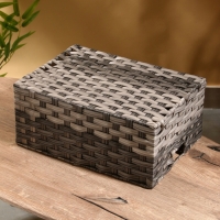 Корзина плетеная 40х29х17 см, пластик