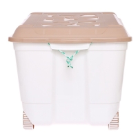 Ящик для игрушек &laquo;Зверушки на опушке&raquo;, на колёсах, с декором, 580 &times; 390 &times; 335 мм