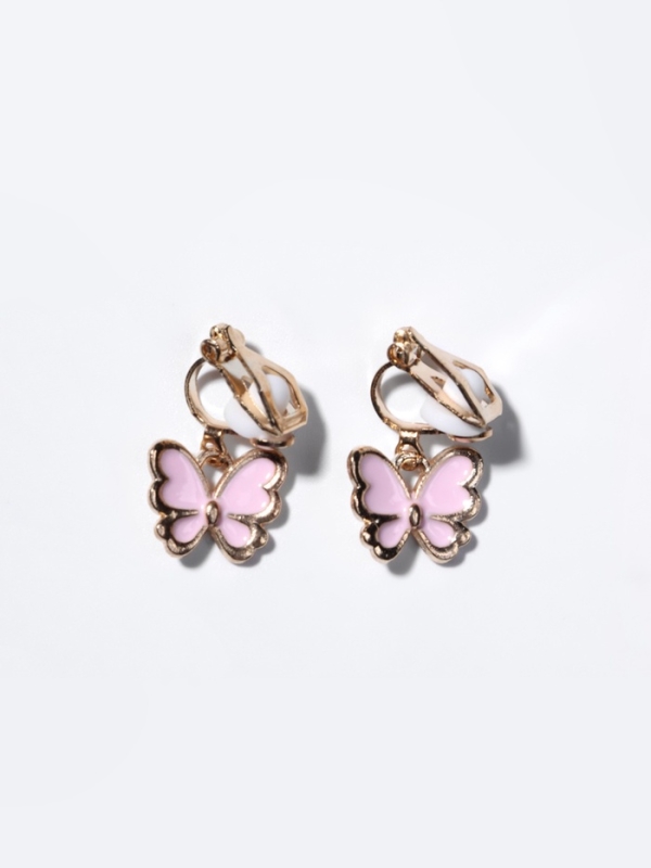 Набор "Выбражулька" 6 пр.: цепочка единорог. 3 пары клипс кот, мишки, бабочки, брелок мишка   108411