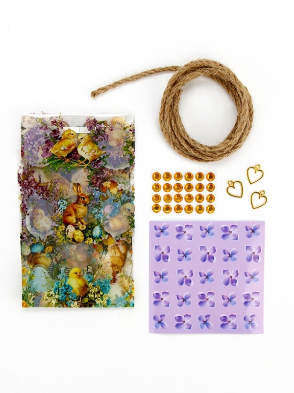 Набор для украшения яиц «Цыплята ретро», 9 х 16 см Набор для украшения яиц «Цыплята ретро», 9 х 16 см