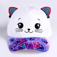 Детский набор &laquo;Кошечка&raquo;, рюкзак 21х25 см, кепка р-р. 52-54 см