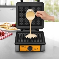 Вафельница электрическая для венских вафель КТ-1694 1200 Вт