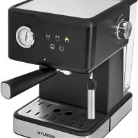 Кофеварка рожковая HEM-4204 1000Вт черный