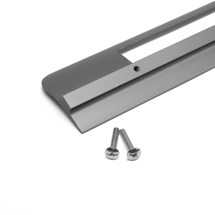 Ручка скоба мебельная RS1402, м/о=192, цвет графит