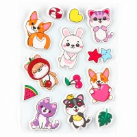 Набор для творчества &laquo;Зверушки&raquo;, наклейки для декора &mdash; 13 шт.