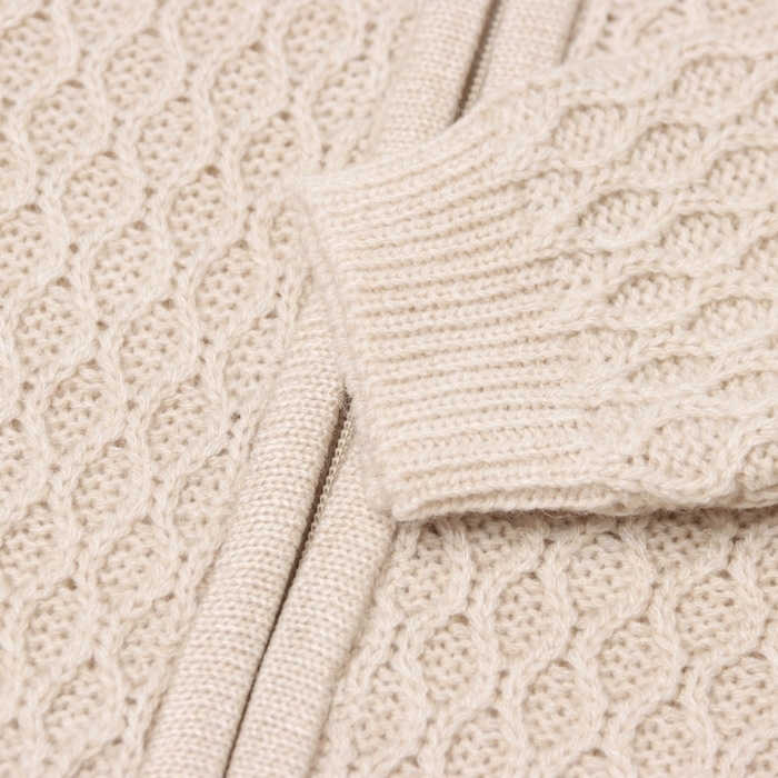 Джемпер детский вязаный MINAKU, цвет бежевый, рост 68-74 см