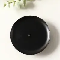 Подсвечник "Чашка на подставке" 10 см, черный