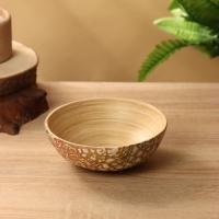 Миска 15х15х6 см, бамбук