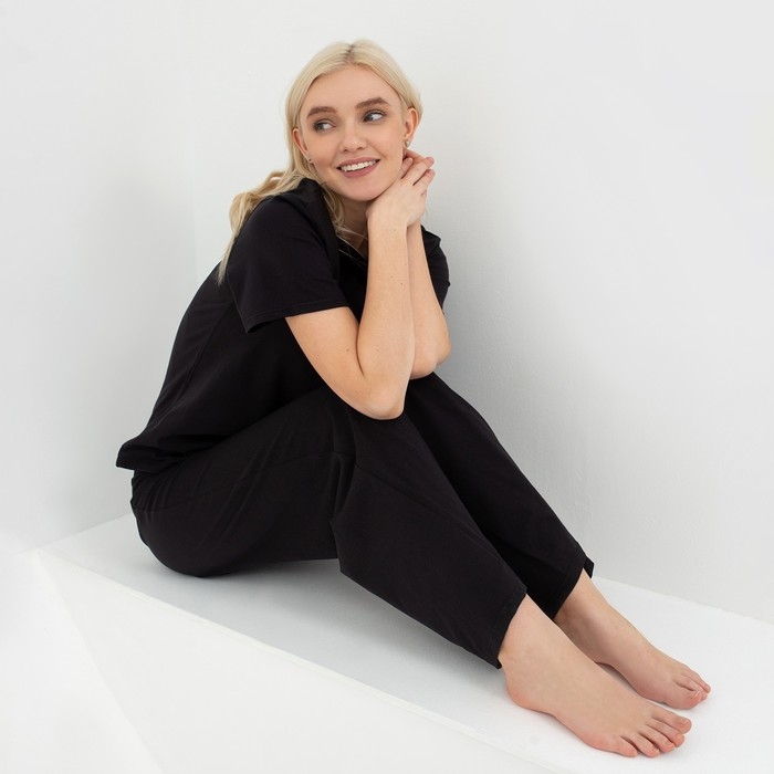 Пижама женская (футболка и брюки) KAFTAN "Basic" размер 40-42