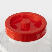 Банка стекляннаяс гидрозатвором, 15 л