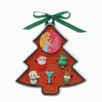 Кольца детские набор 5 шт "Выбражулька" в форме елки, форма МИКС, цвет МИКС, б-р