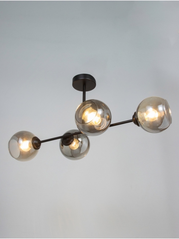 Люстра  "Истра" 4х40Вт Е27 черный