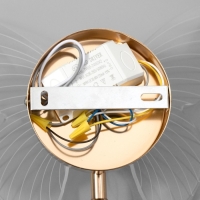 Бра "Бабочка" LED 12Вт 3000К золото 23х17,5х11см