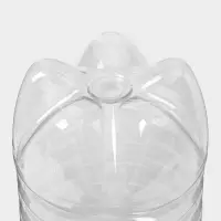 Бутылка ПЭТ 1 л, пивная, горло 0,28 см, цвет прозрачный