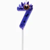 Свеча для торта цифра 7 &laquo;Зверюшки&raquo;, 5 см