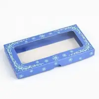 Коробка для шоколада &laquo;Снежная сказка&raquo;, с окном, 16.4 х 8.4 х 1.7 см