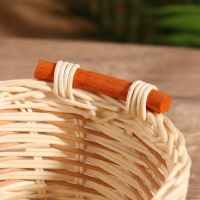 Корзина плетеная 16x15x8 см, ротанг