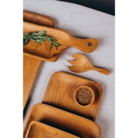 Миска 12х12х7 см, тиковое дерево