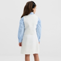 Жилетка для девочки, MINAKU :Party Dress, цвет белый, рост 122 см Жилетка для девочки, MINAKU :Party Dress, цвет белый, рост 122 см