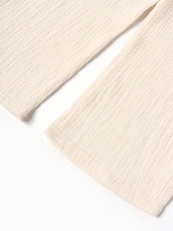 Пижама детская KAFTAN "Муслин", р.32 (110-116см), молочный