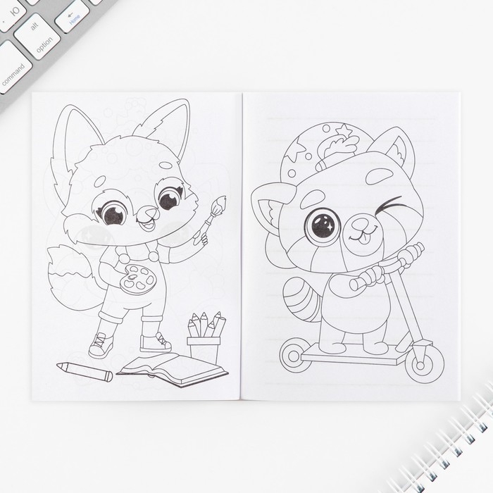 Набор блокнот А6, 32 листа, наклейки, магнитные закладки &laquo;С 8 марта&raquo;