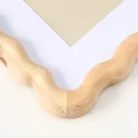 Фоторамка дерево 10х15 см с паспарту "Волна" 23,5х18,2х2 см