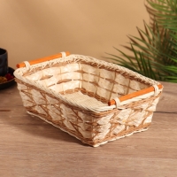 Корзина плетеная 30x22x11 см, ротанг