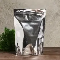 Пакет Zip-lock ПП, метализзированный, со сплошным окном, 18&times;26 см