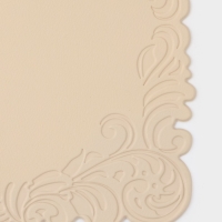 Набор салфеток сервировочных на стол Доляна, 2 шт, 45&times;30 см, бежевый