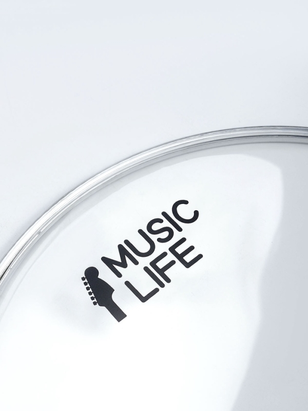 Пластик для барабана Music Life 10 дюймов, прозрачный Пластик для барабана Music Life 10 дюймов, прозрачный