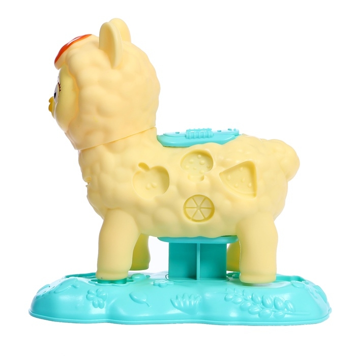 Набор для игры с мягким пластилином &laquo;Милая Лама&raquo;, 6 баночек с массой для лепки, 2 формы