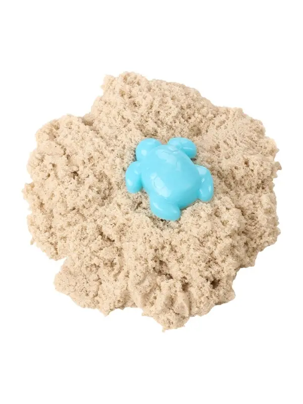 Игрушки в наборе ТМ "Космический песок" песочный + формочка 150 г. Пакет.