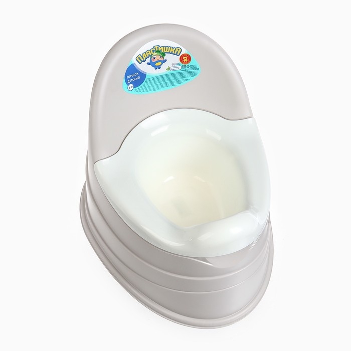 Горшок детский, съёмная чаша, цвет бежевый