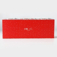 Коробка для кондитерских изделий с пластиковой крышкой &laquo;Сказка в городе&raquo;, 30 х 8 х 11 см, Новый год