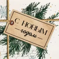 Коробка подарочная новогодняя складная &laquo;С новым годом&raquo;, 16 х 23 х 7.5 см