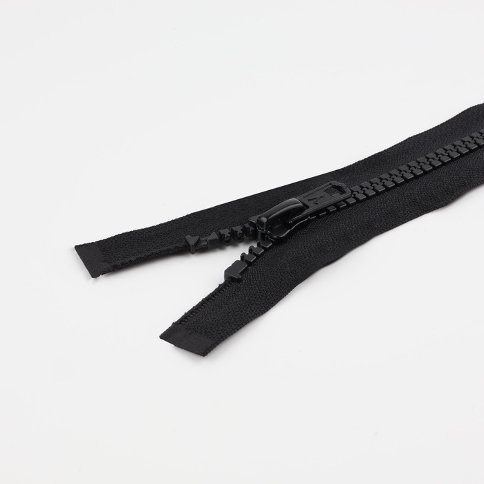 Молния &laquo;Трактор&raquo;, №8, разъёмная, замок автомат, 90 см, цвет чёрный, цена за 1 штуку