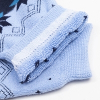 Носки женские махровые, цвет ультрамарин/ тёмно-синий, размер 23-25